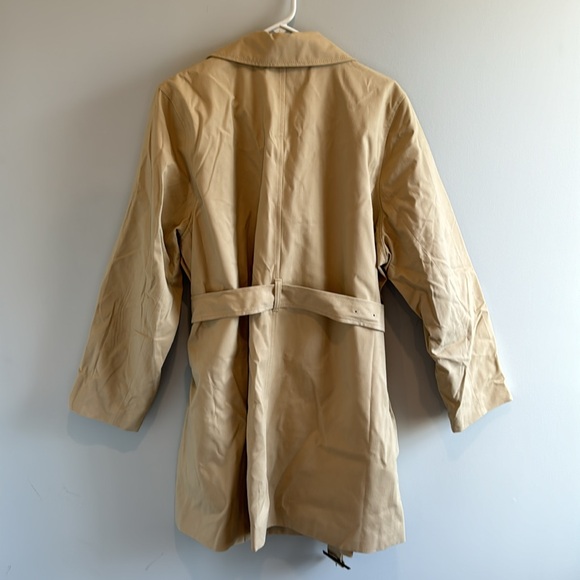 J. Crew Factory NWT Size 22 classic Trench Coat - Picture 6 of 6